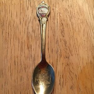 Collectible silver Alamo souvenir spoon